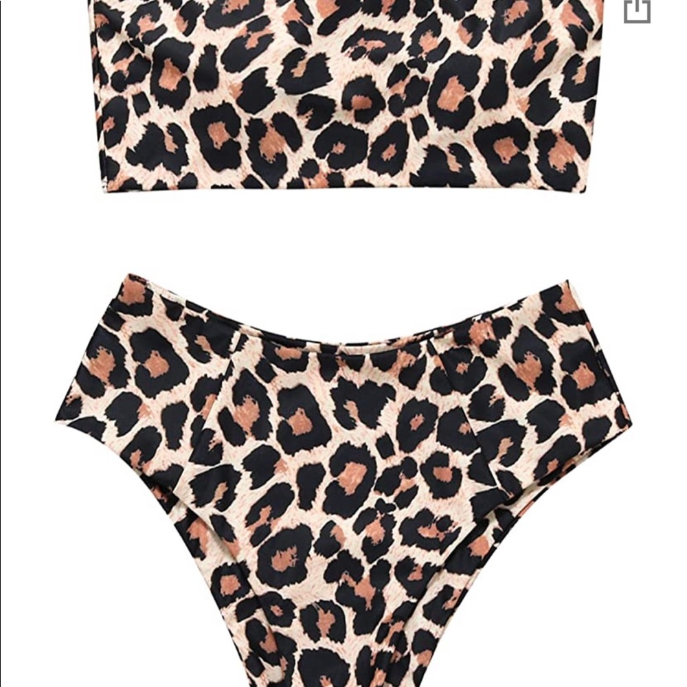 Trendy animal print bikini